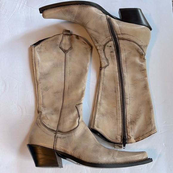 Barbara Bucci Shoes - Leather Cowboy boots